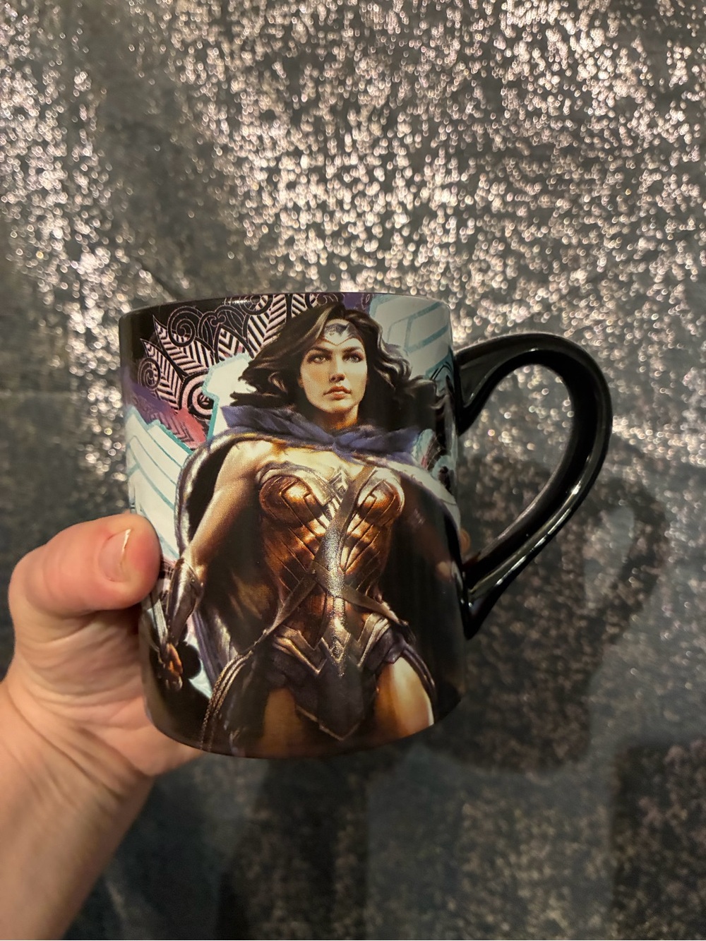 Silver Buffalo Wonder Woman 14 Oz Mug Batman v Superman Dawn of Justice